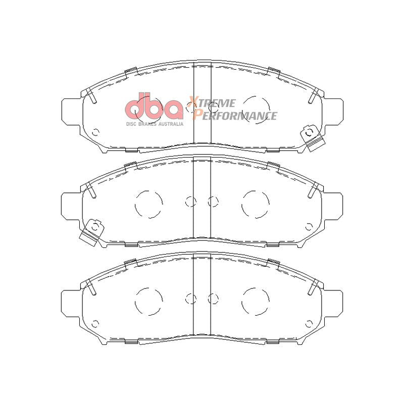 DBA Xtreme Performance Brake Pads 163.6mm x 54.1mm DB1835XP - Front
