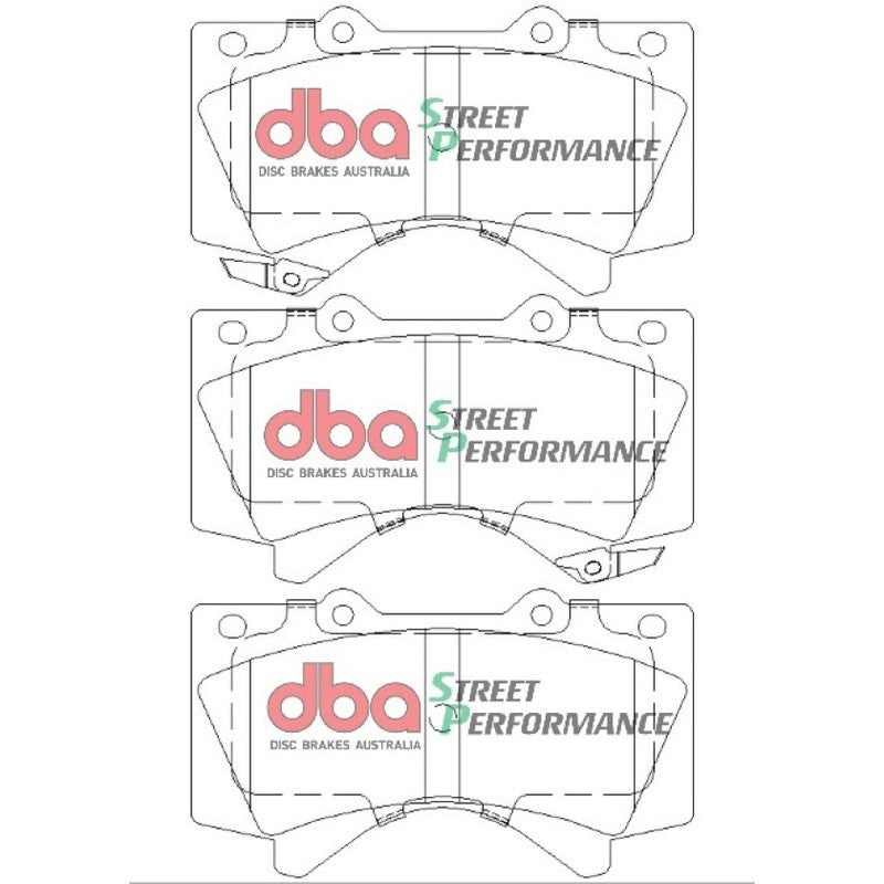 DBA Street Performance Brake Pads 143.6mm x 83mm DB1838SP - Front