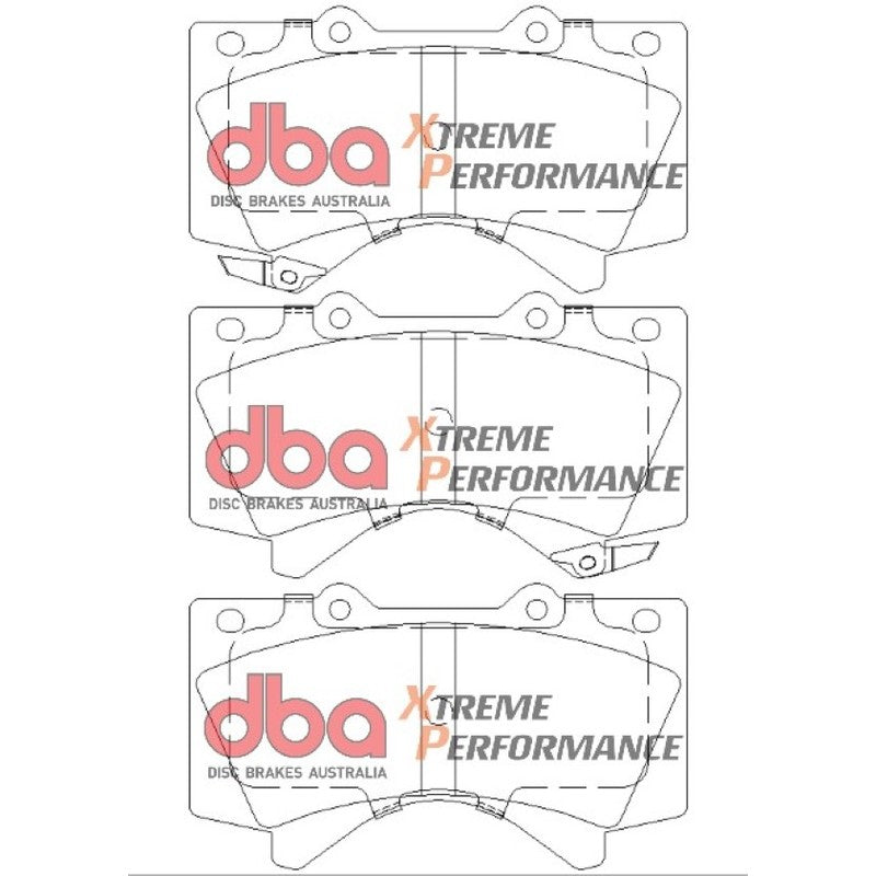 DBA Xtreme Performance Brake Pads 143.6mm x 83mm DB1838XP - Front