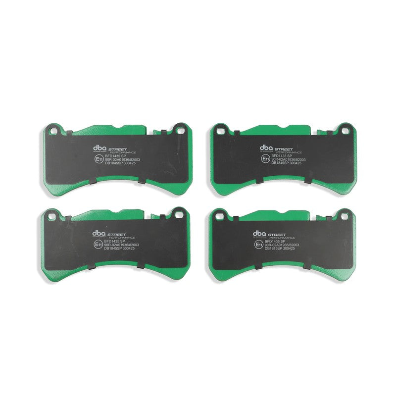 DBA Street Performance Brake Pads 164.6mm x 81.4mm DB1845SP - Front