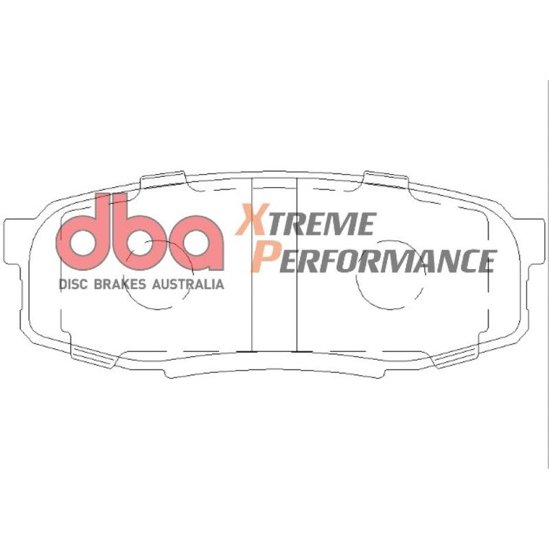 DBA Xtreme Performance Brake Pads 116.3mm x 44.5mm DB1857XP - Rear
