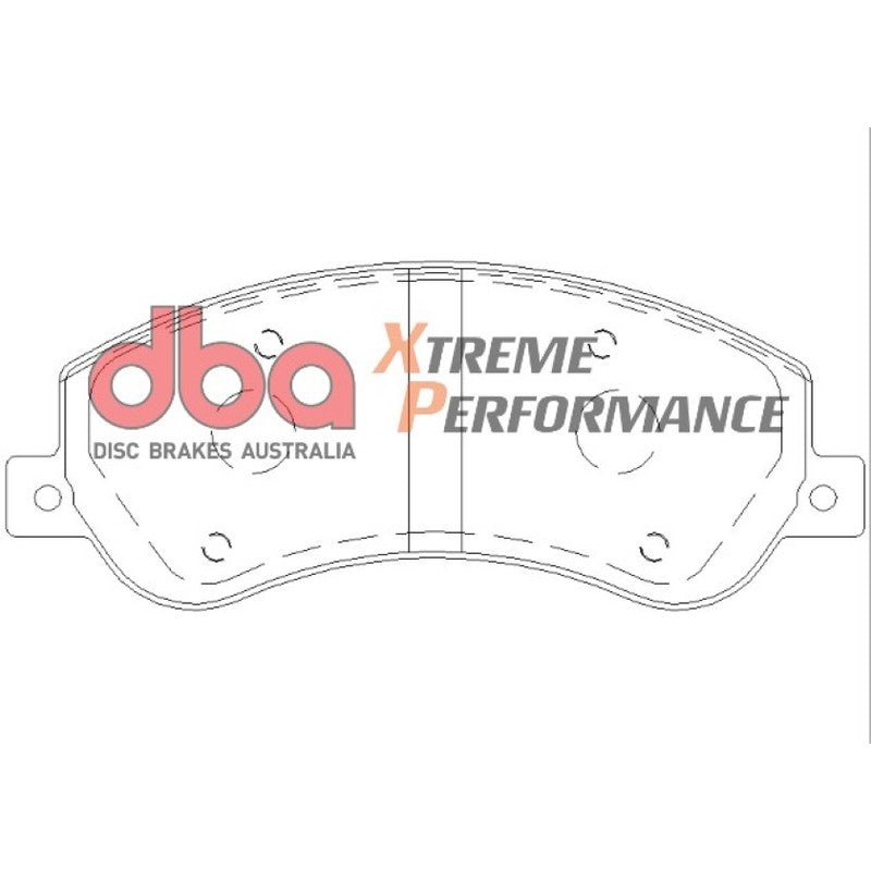 DBA Xtreme Performance Brake Pads 164.8mm x 66.8mm DB1915XP - Front