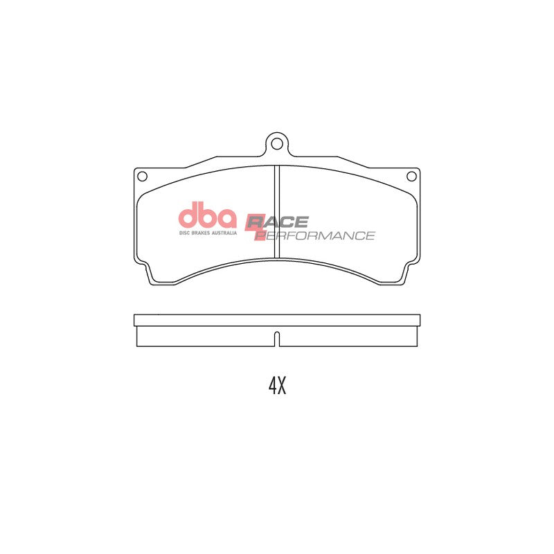 DBA Race Performance Brake Pads 151.8mm x 81mm DB1933RP - Front