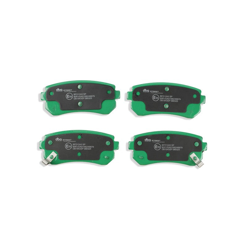 DBA Street Performance Brake Pads 93mm x 41mm DB1943SP - Rear
