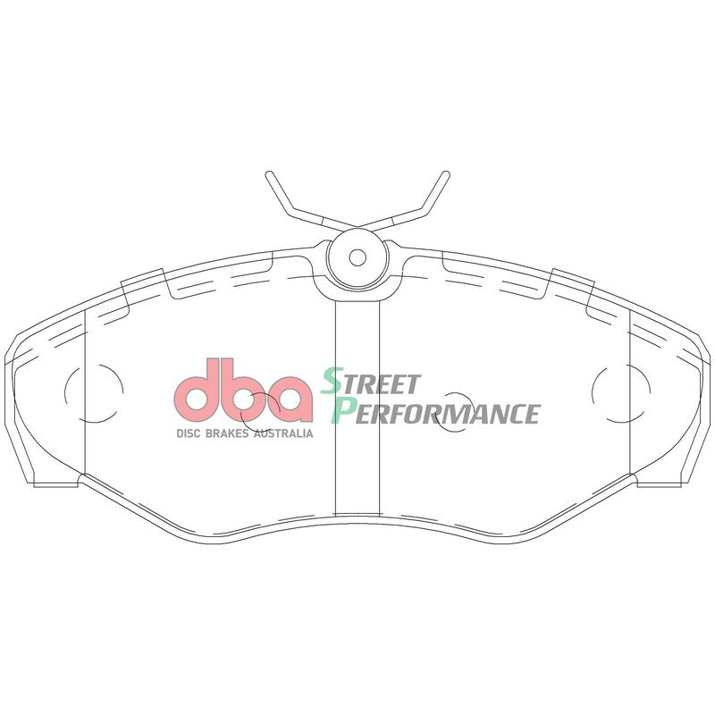 DBA Street Performance Brake Pads 144.9mm x 62.4mm DB1962SP - Front