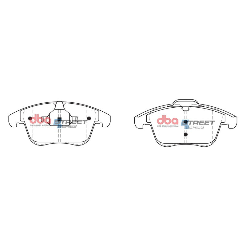 DBA Street Series Ceramic Brake Pads 155.3, 156.4mm x 66.7, 72.0mm DB1998SS - Front