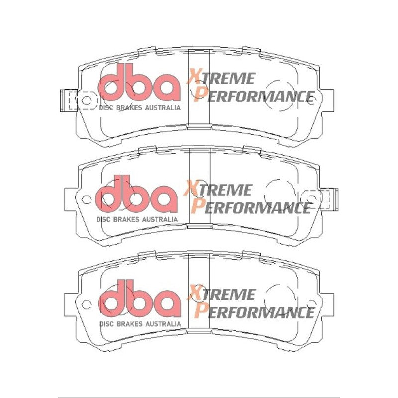 DBA Xtreme Performance Brake Pads 121mm x 45.3mm DB2060XP - Rear