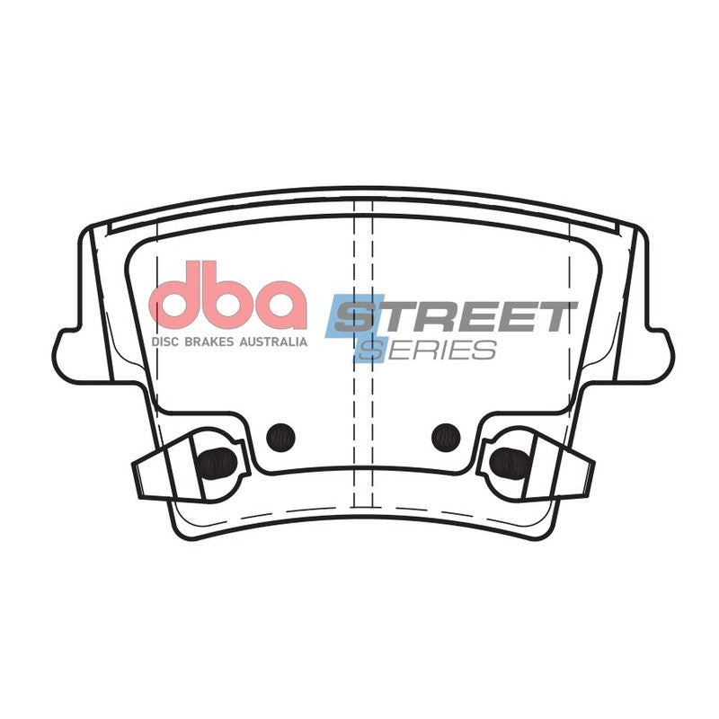 DBA Street Series Ceramic Brake Pads 101.2mm x 57.5mm DB2062SS - Rear