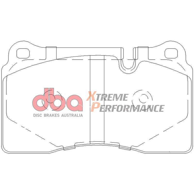 DBA Xtreme Performance Brake Pads 131.7mm x 77.3mm DB2073XP - Front