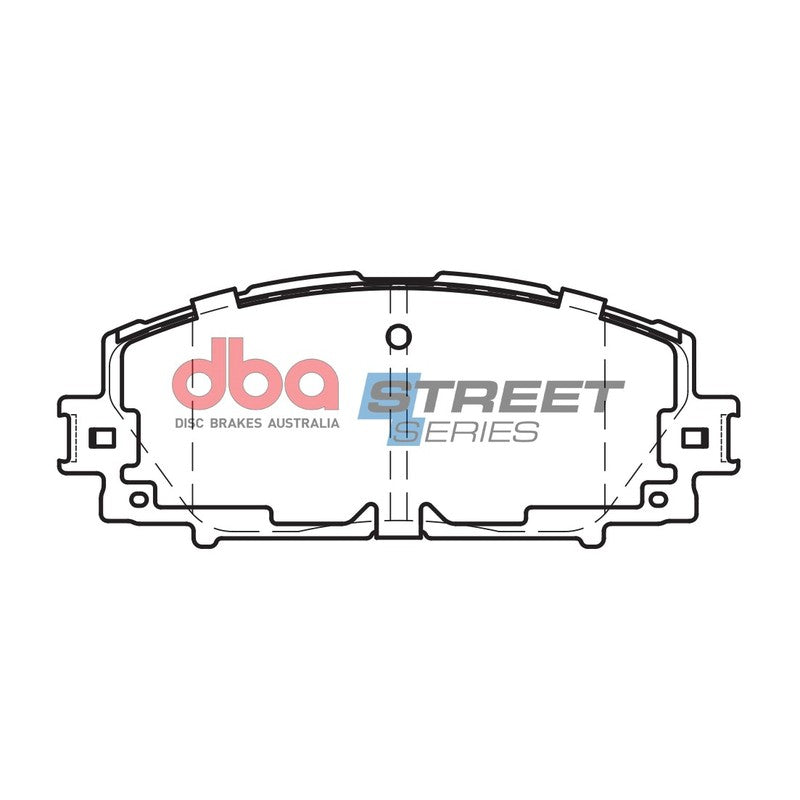 DBA Street Series Ceramic Brake Pads 122.7mm x 49.5mm DB2159SS - Front