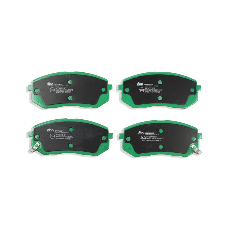DBA Street Performance Brake Pads 137.8mm x 56.7mm DB2174SP - Front