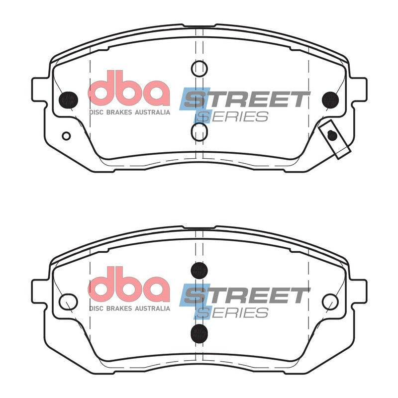DBA Street Series Ceramic Brake Pads 137.8mm x 56.7mm DB2174SS - Front