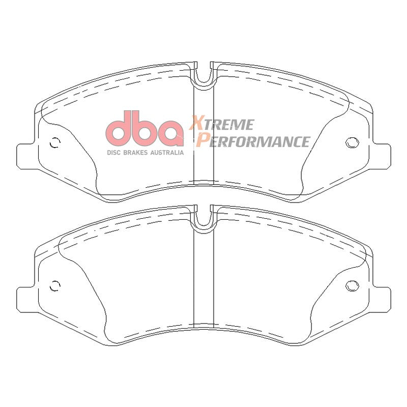 DBA Xtreme Performance Brake Pads 192.5mm x 72.5mm DB2203XP - Front