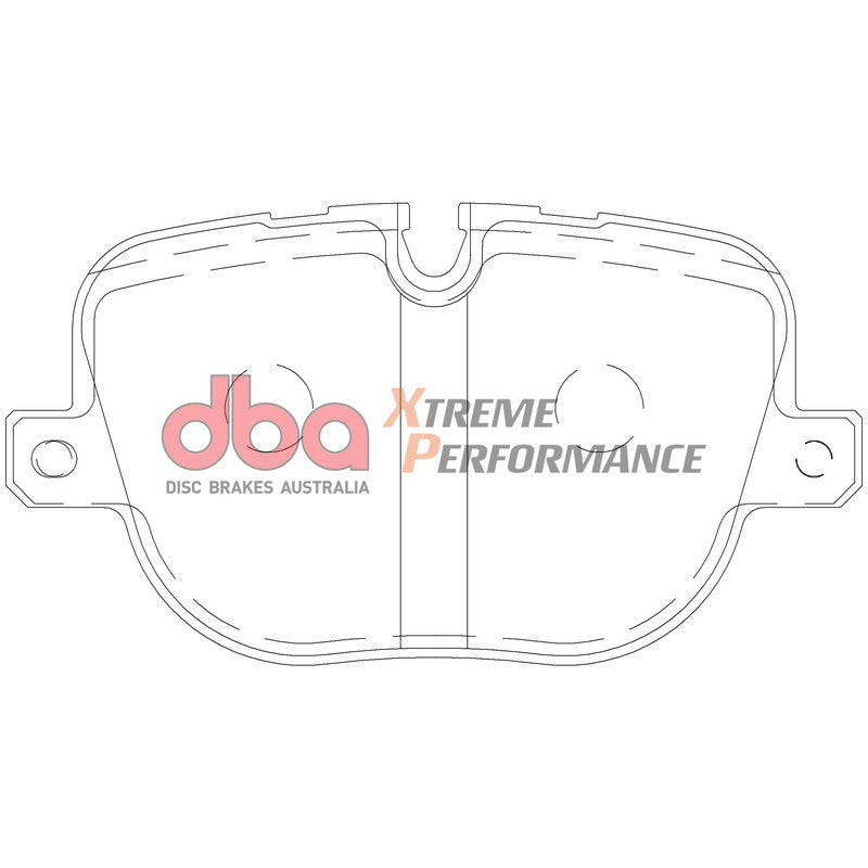 DBA Xtreme Performance Brake Pads 116.6mm x 63mm DB2207XP - Rear