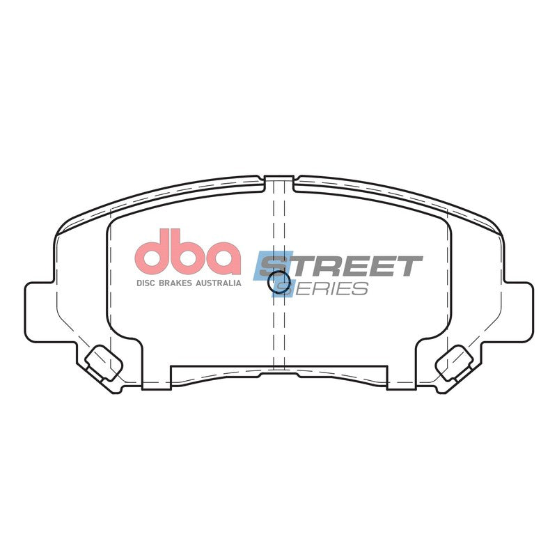 DBA Street Series Ceramic Brake Pads 141.8mm x 60.7mm DB2226SS - Front