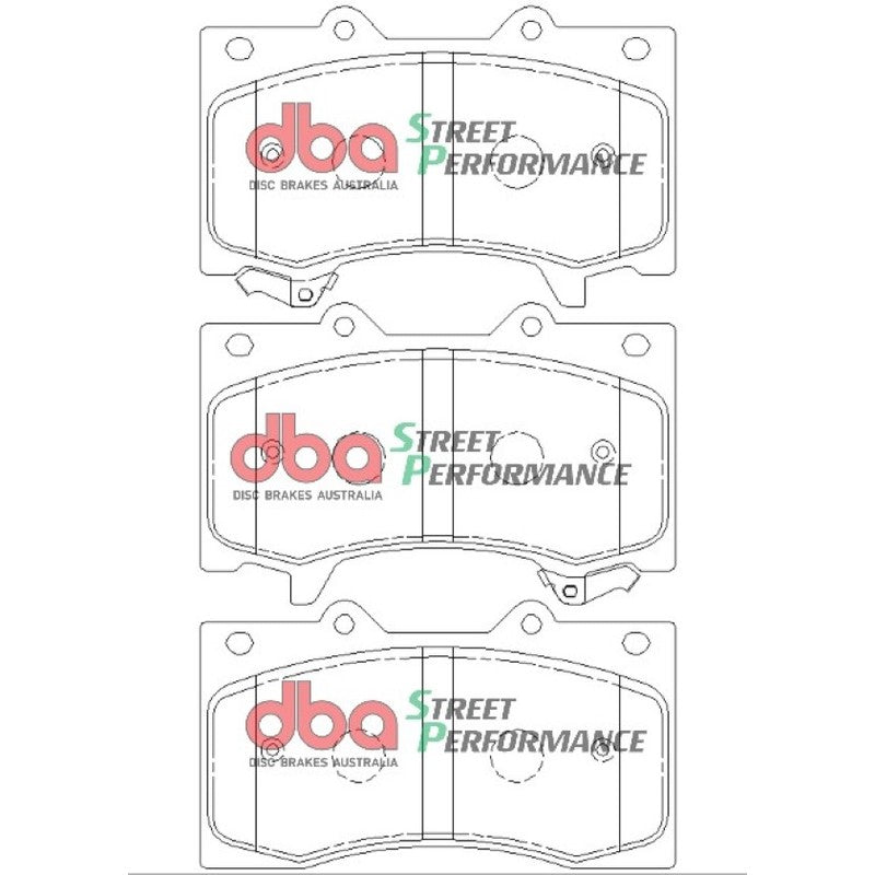 DBA Street Performance Brake Pads 143.7mm x 91.3mm DB2242SP - Front