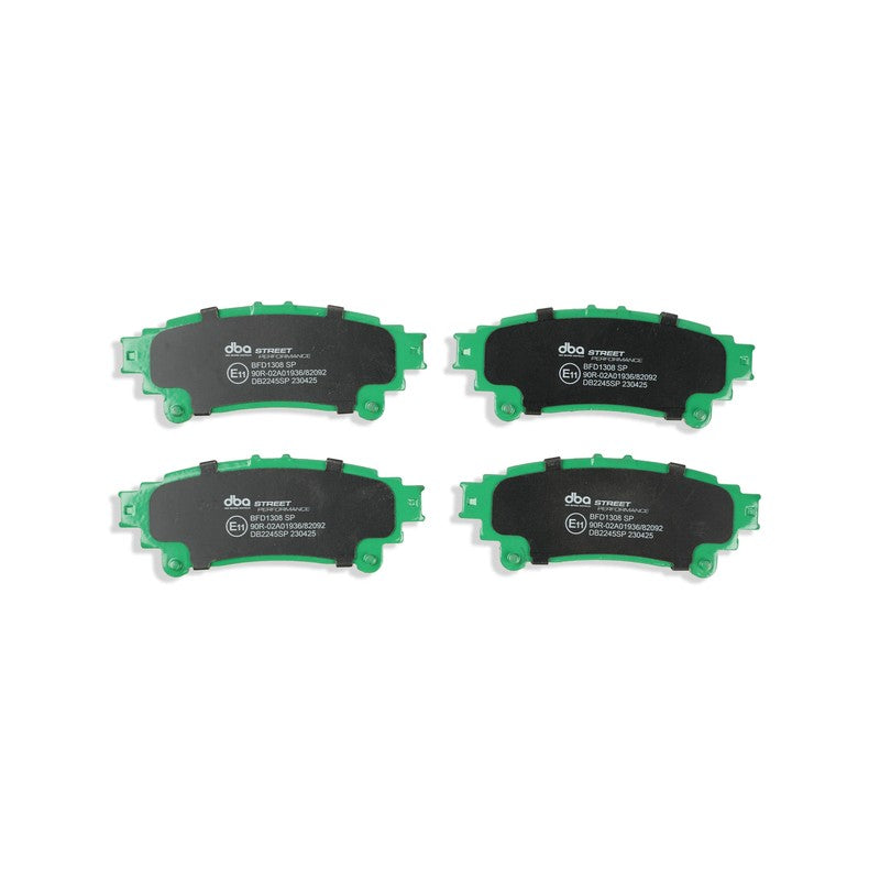 DBA Street Performance Brake Pads 115.3mm x 45.7mm DB2245SP - Rear