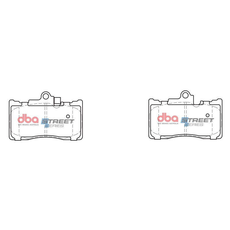 DBA Street Series Ceramic Brake Pads 118.5mm x 77.5mm DB2255SS - Front