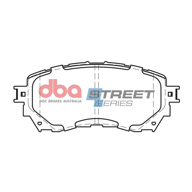 DBA Street Series Ceramic Brake Pads 140.0mm x 59.8mm DB2293SS - Front