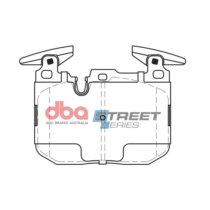 DBA Street Series Ceramic Brake Pads 112.6mm x 91.5mm DB2299SS - Front