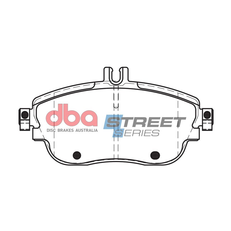 DBA Street Series Ceramic Brake Pads 143.8mm x 72.4mm DB2315SS - Front