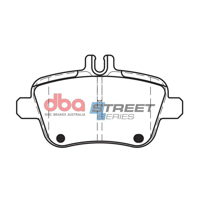 DBA Street Series Ceramic Brake Pads 106.4mm x 59.0mm DB2318SS - Rear