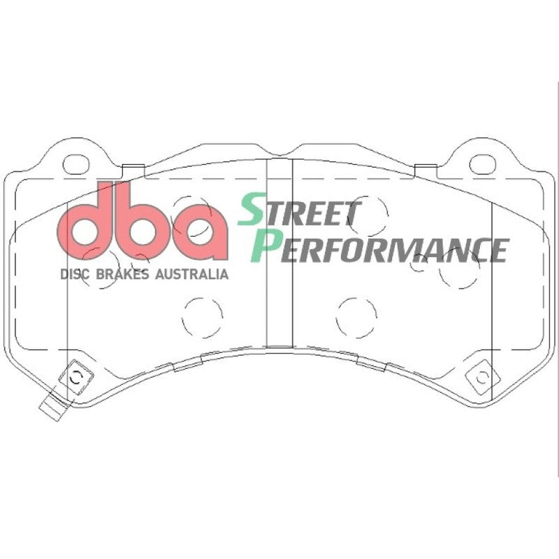 DBA Street Performance Brake Pads 189.8mm x 93.1mm DB2375SP - Front