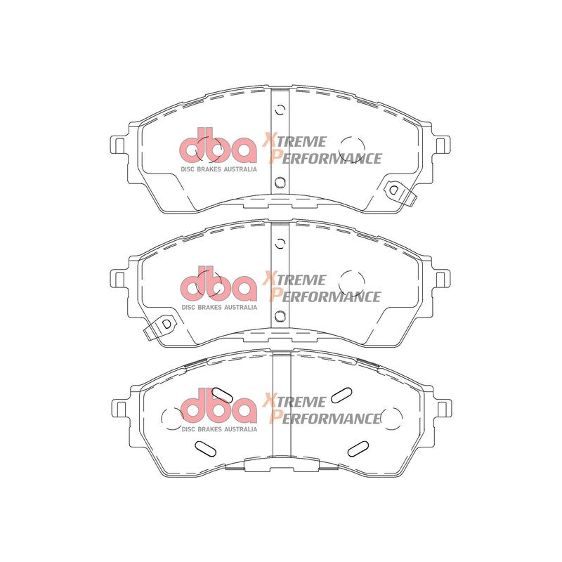 DBA Xtreme Performance Brake Pads 184.7mm x 70mm DB2379XP - Front