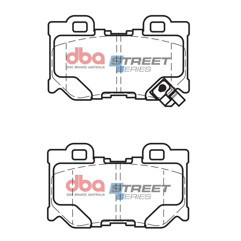 DBA Street Series Ceramic Brake Pads 99.8mm x 59.7mm DB2401SS - Rear