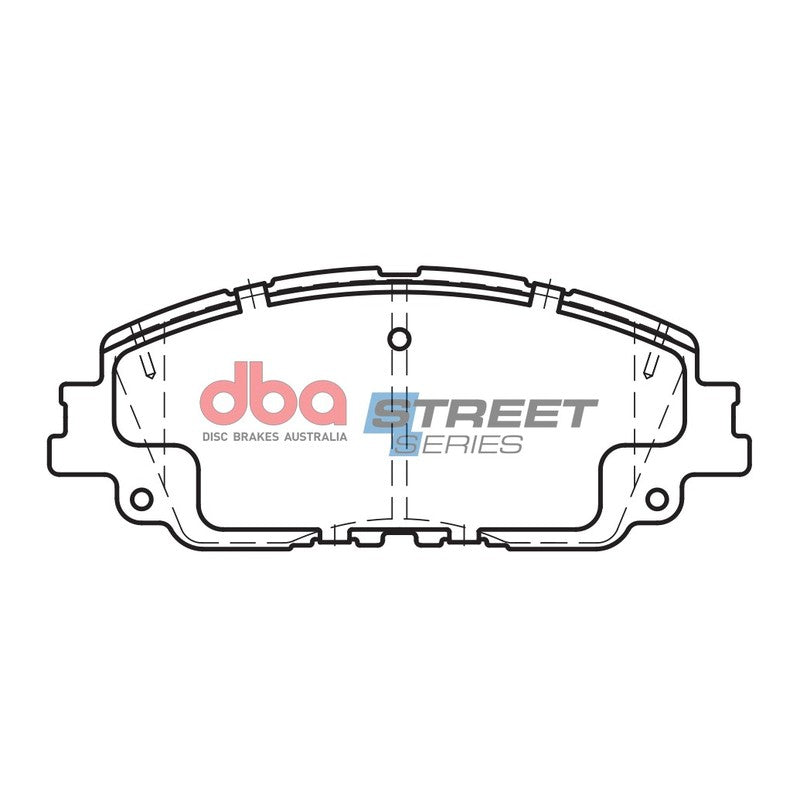 DBA Street Series Ceramic Brake Pads 142.7mm x 57.3mm DB2449SS - Front