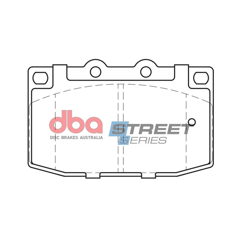DBA Street Series Ceramic Brake Pads 106.6mm x 67.1mm DB416SS - Front