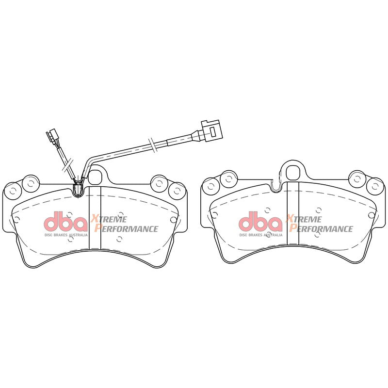 DBA Xtreme Performance Brake Pads 190.2mm x 106.5mm DB7878XP - Front