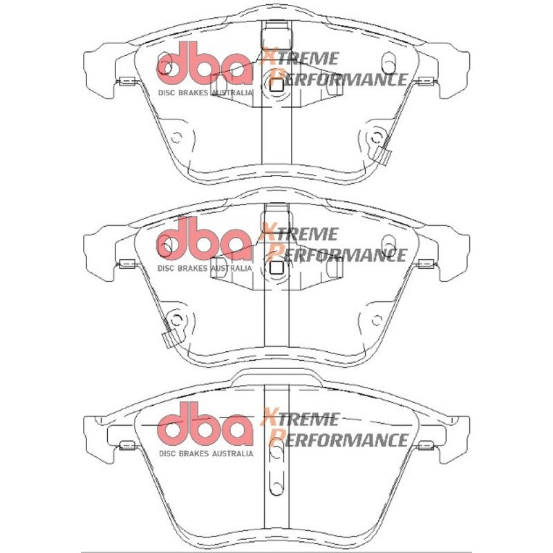 DBA Xtreme Performance Brake Pads 155.1mm x 72.7mm DB8304XP - Front