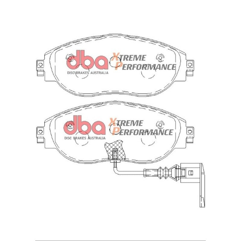 DBA Xtreme Performance Brake Pads 175.3mm x 69.7mm DB8849XP - Front