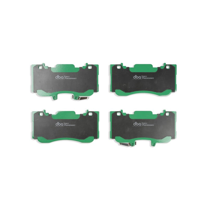 DBA Street Performance Brake Pads 163.1mm x 90.7+81mm DB9011SP - Front