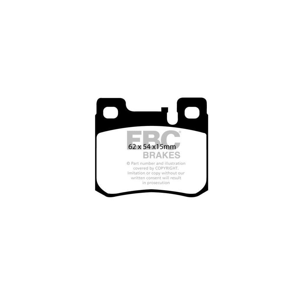 EBC Yellowstuff Brake Pads 62mm x 54mm DP41026R - Rear
