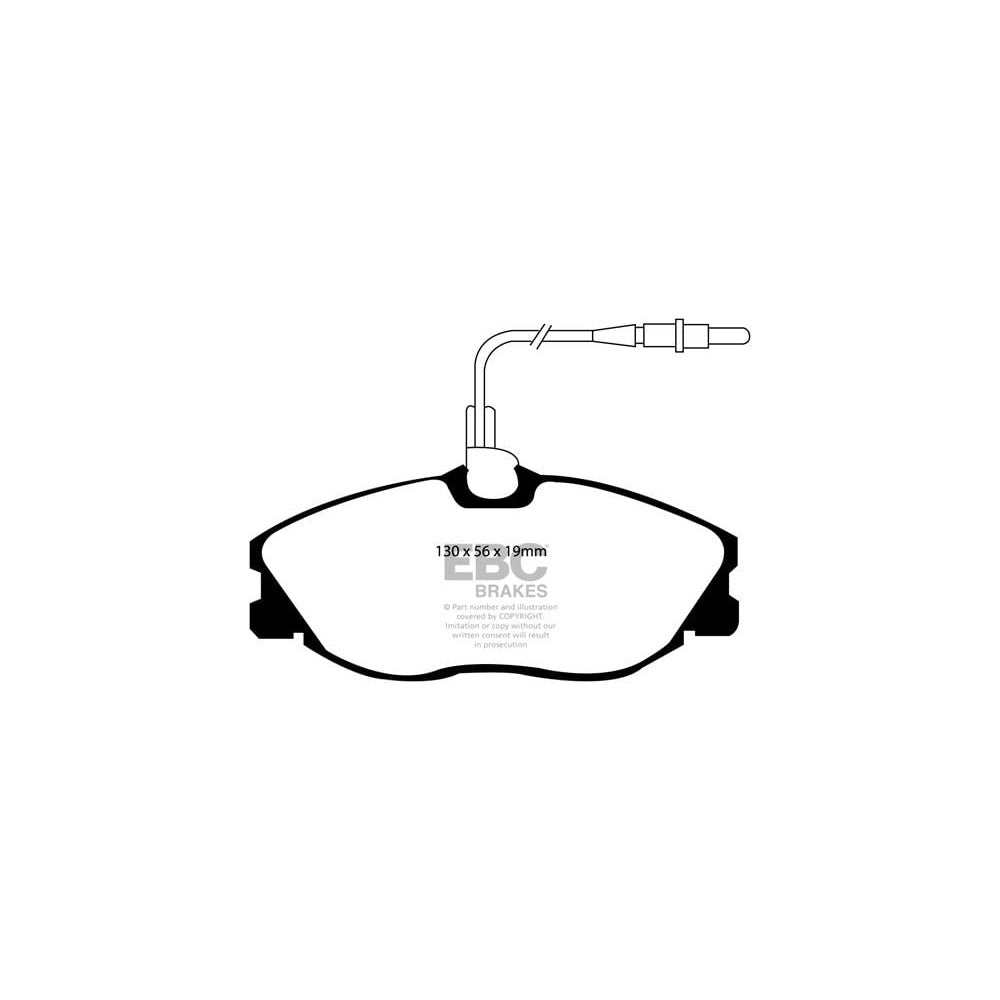 EBC Ultimax Brake Pads 130mm x 56mm DP1047 - Front