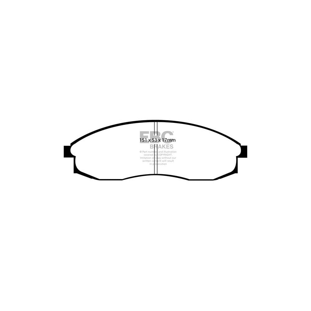 EBC Ultimax Brake Pads 151mm x 53mm DP1082 - Front