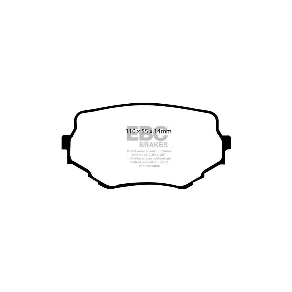 EBC Ultimax Brake Pads 110mm x 55mm DP1099 - Front
