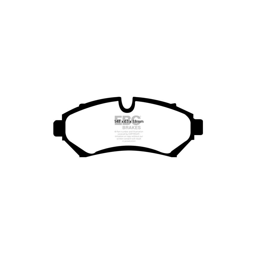 EBC Ultimax Brake Pads 148mm x 63mm DP1100/2 - Front