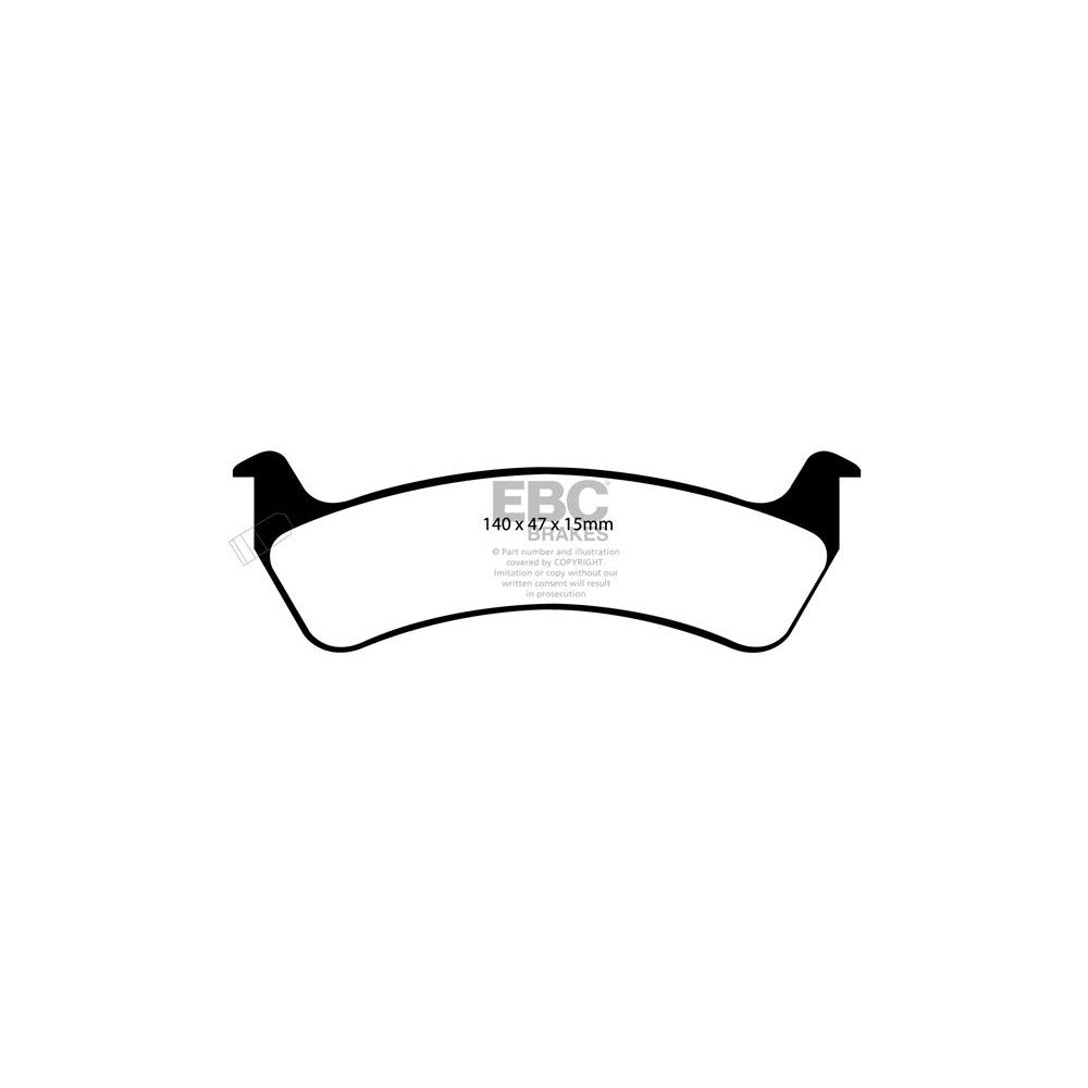 EBC Ultimax Brake Pads 140mm x 47mm DP1129 - Rear