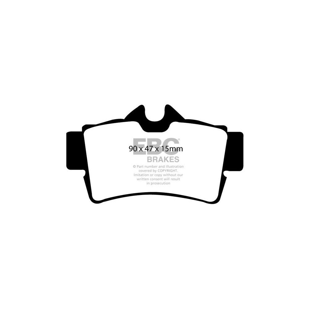 EBC Redstuff Brake Pads 90mm x 47mm DP31156/2C - Rear