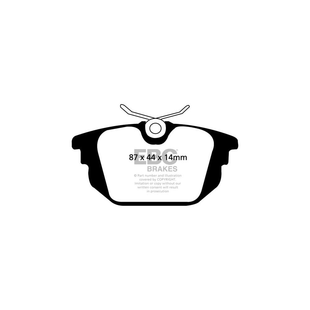 EBC Ultimax Brake Pads 87mm x 44mm DP1214 - Rear