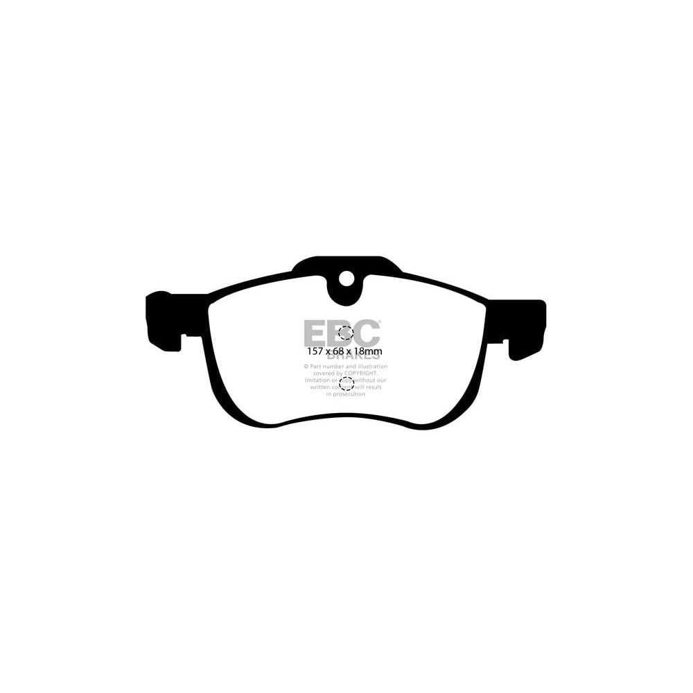 EBC Ultimax Brake Pads 157mm x 68mm DP1219 - Front