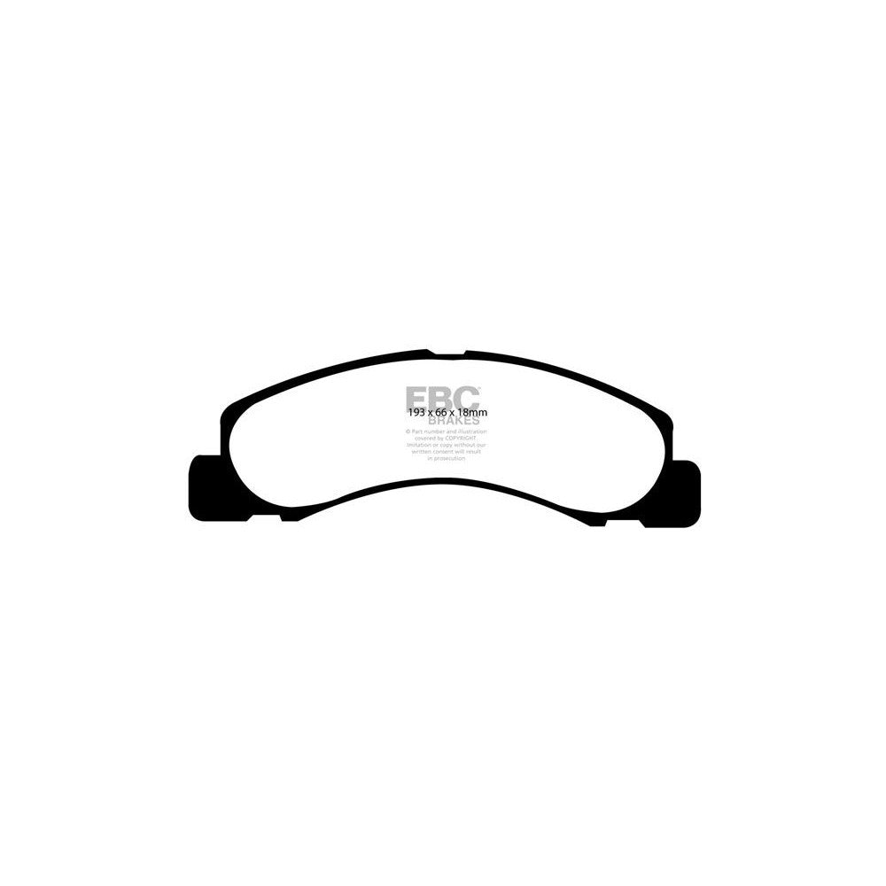 EBC Ultimax Brake Pads 193mm x 66mm DP1308 - Front