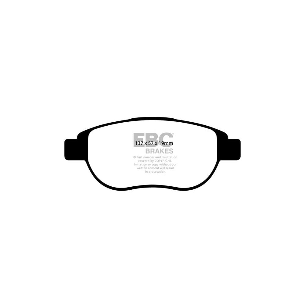 EBC Ultimax Brake Pads 137mm x 57mm DP1375 - Front