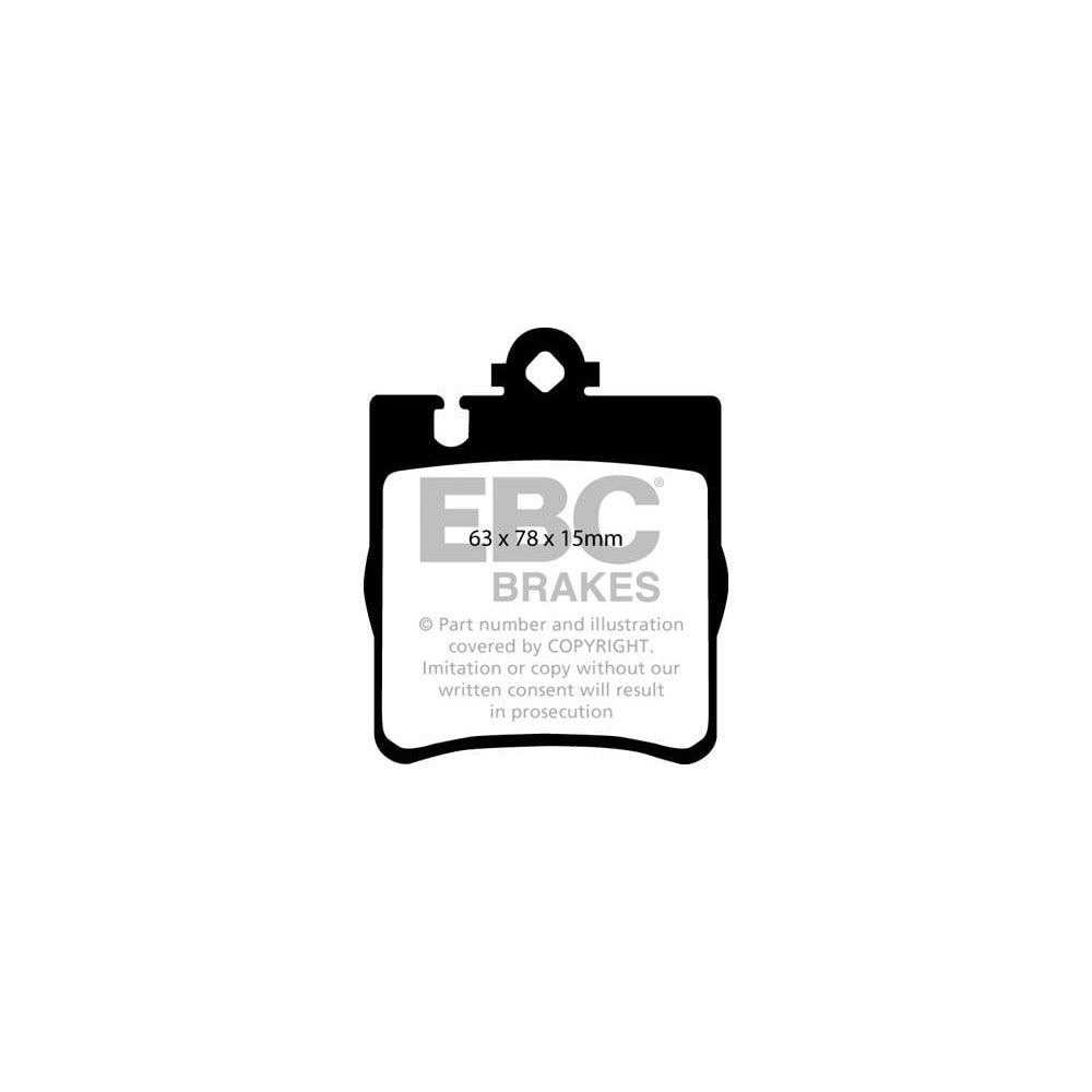 EBC Yellowstuff Brake Pads 63mm x 78mm DP41441R - Rear