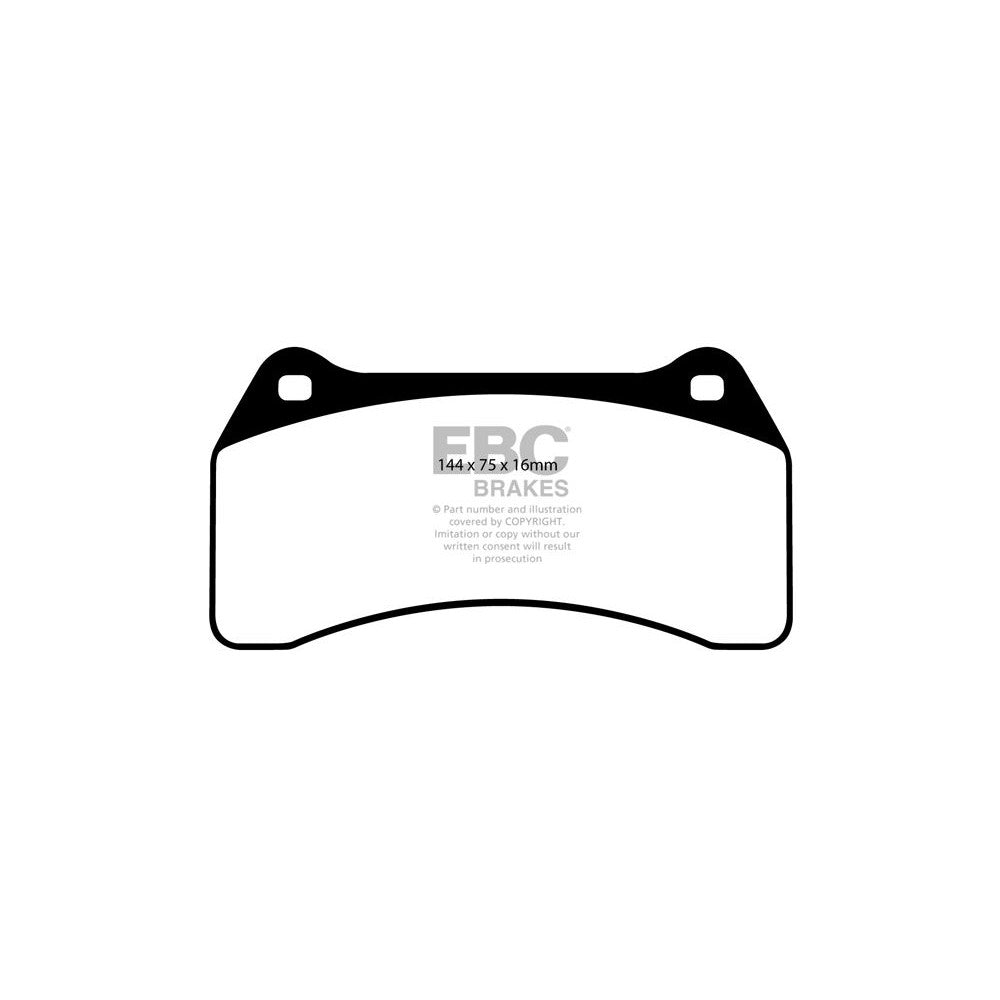 EBC Yellowstuff Brake Pads 144mm x 75mm DP41462R - Front