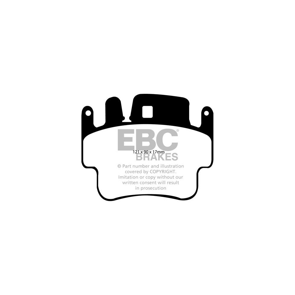 EBC RP-X Brake Pads 121mm x 90mm DP81514RPX - Front