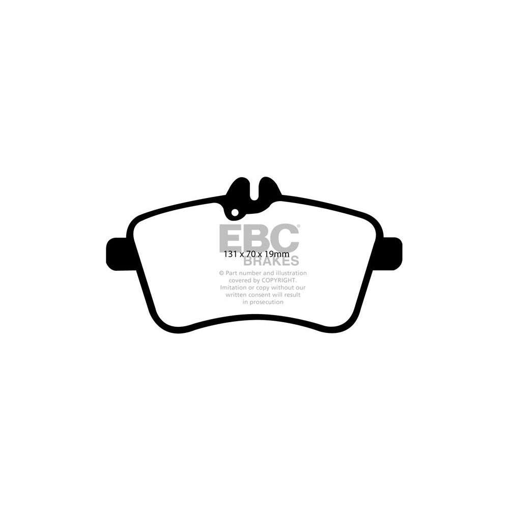 EBC Ultimax Brake Pads 131mm x 70mm DP1580 - Front
